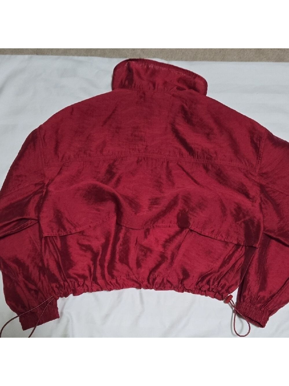 J. Crew Red Zip-Up Jacket - Picture 7 of 8